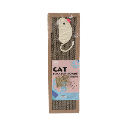 Cat Scratching Board for Furniture Protection - Oval Corrugated Paper Claw Grinding Toy and Cat Nest Accessories
