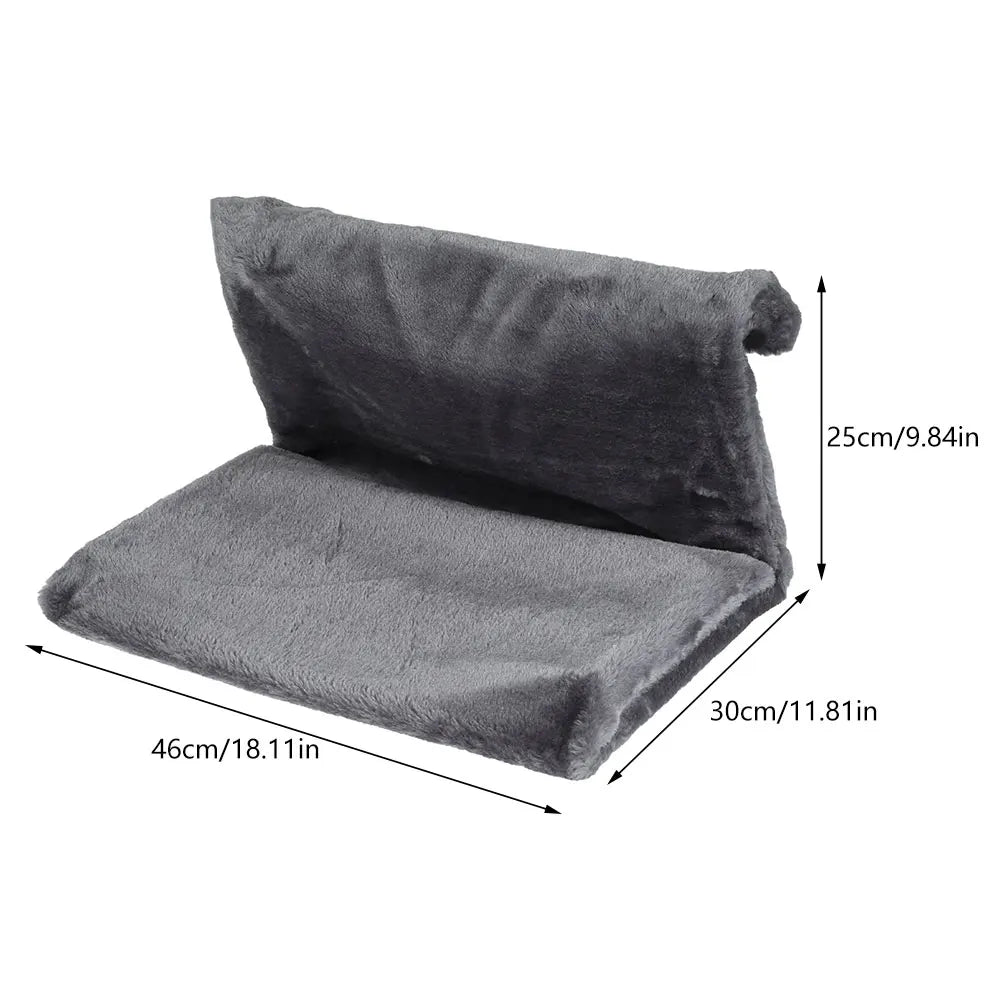 Premium Cat Radiator Bed with Removable Fleece Hammock and Sturdy Metal Frame