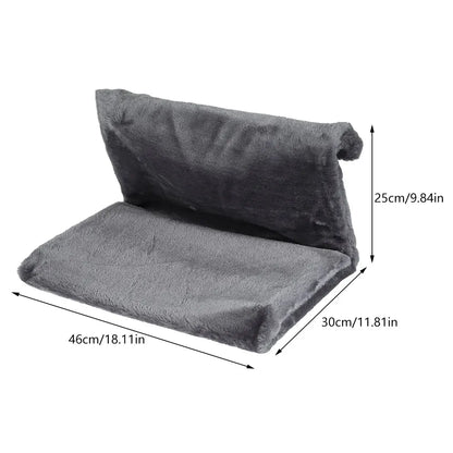 Premium Cat Radiator Bed with Removable Fleece Hammock and Sturdy Metal Frame