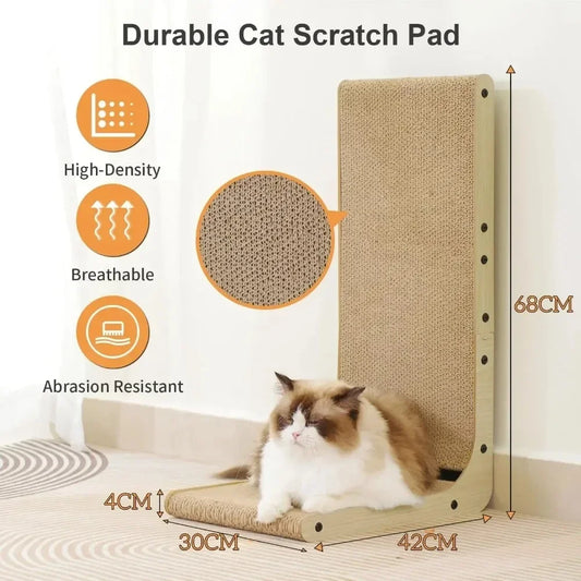 Vertical Cat Scratching Post - Durable and Scratch-Resistant Furniture Protector for Cats