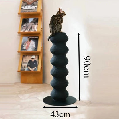 Premium Cat Scratching Post and Tree - Stylish Furniture for Cats with Removable Catnap Accessories