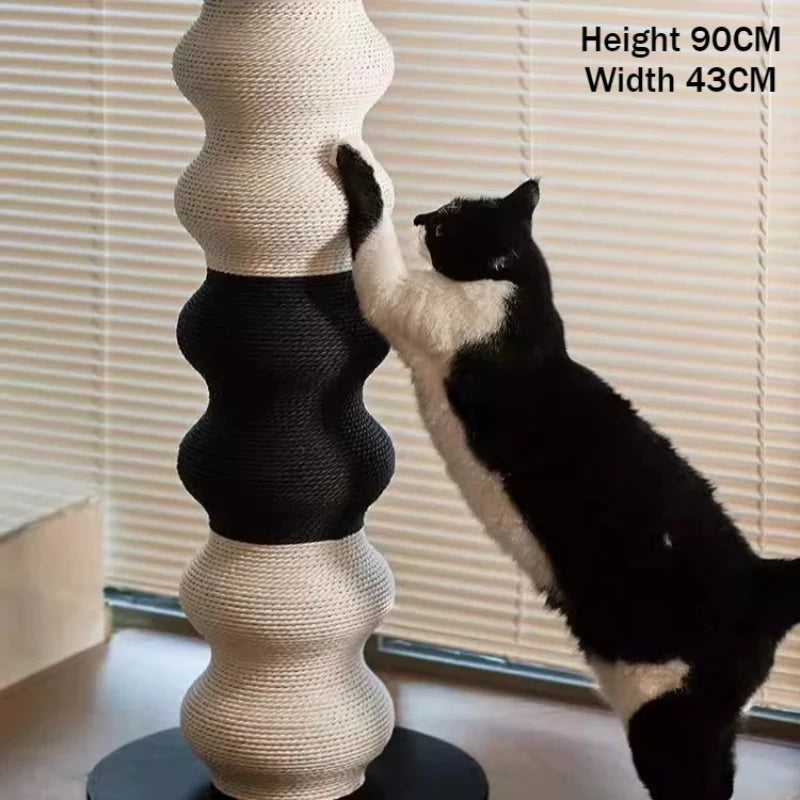 Premium Cat Scratching Post and Tree - Stylish Furniture for Cats with Removable Catnap Accessories