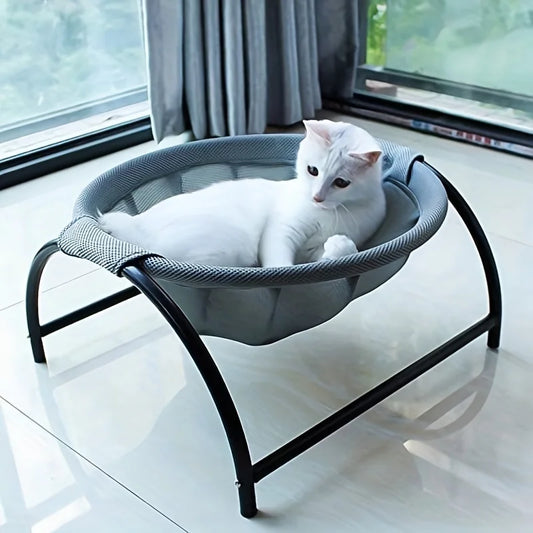 Premium Cat Hammock Bed - Breathable Cooling Cot for Comfortable Sleep