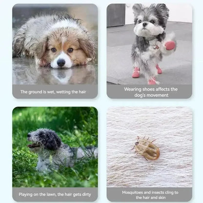 Adjustable Waterproof Dog Leggings for Full Leg Protection - Dust-Proof Strolling Jumpsuit and Shoes