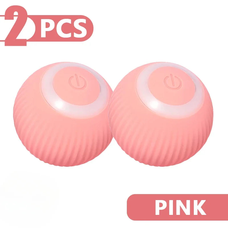 Smart Interactive Cat Toy - Automatic Rolling Ball for Indoor Play