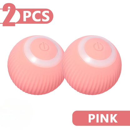 Smart Interactive Cat Toy - Automatic Rolling Ball for Indoor Play