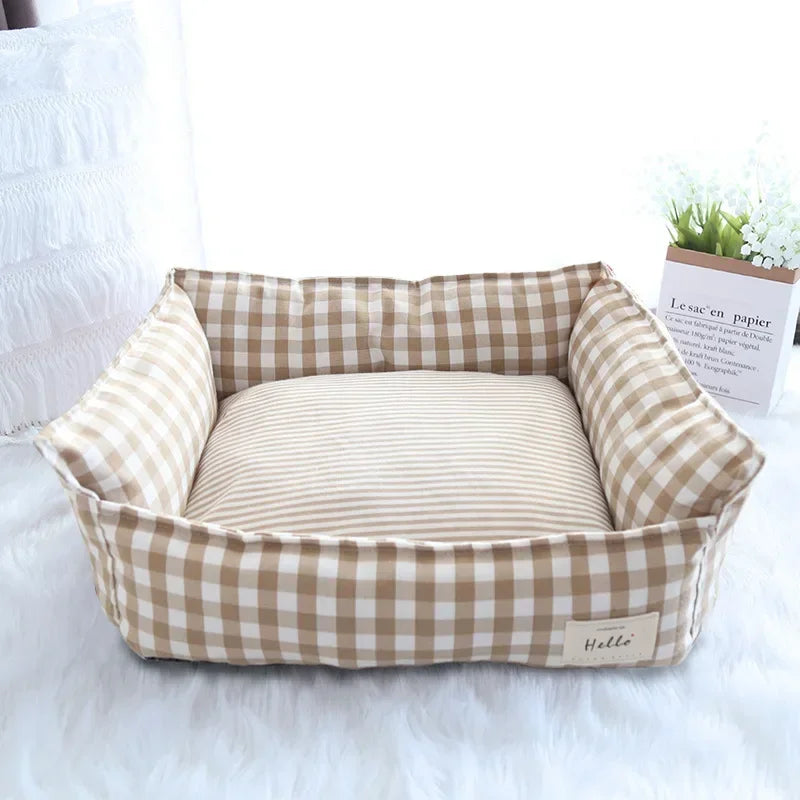 Indoor Pet Sofa Bed for Small to Medium Dogs and Cats - Comfortable Nesting Furniture and Accessories