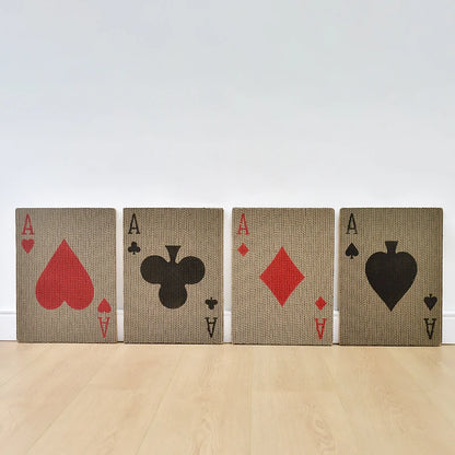 Premium Vertical Cat Scratching Post - Wall-Mounted Corrugated Cardboard Scratch Mat