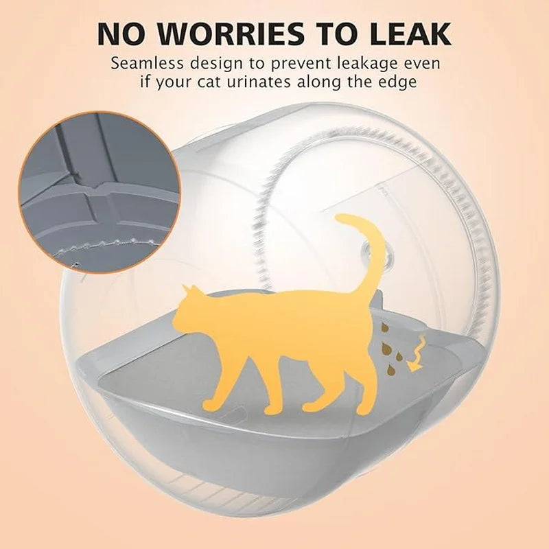 Automatic Cat Litter Box Accessories - Soft Fabric Mat for Feces Collection in Bottom Capsule Cat Toilets