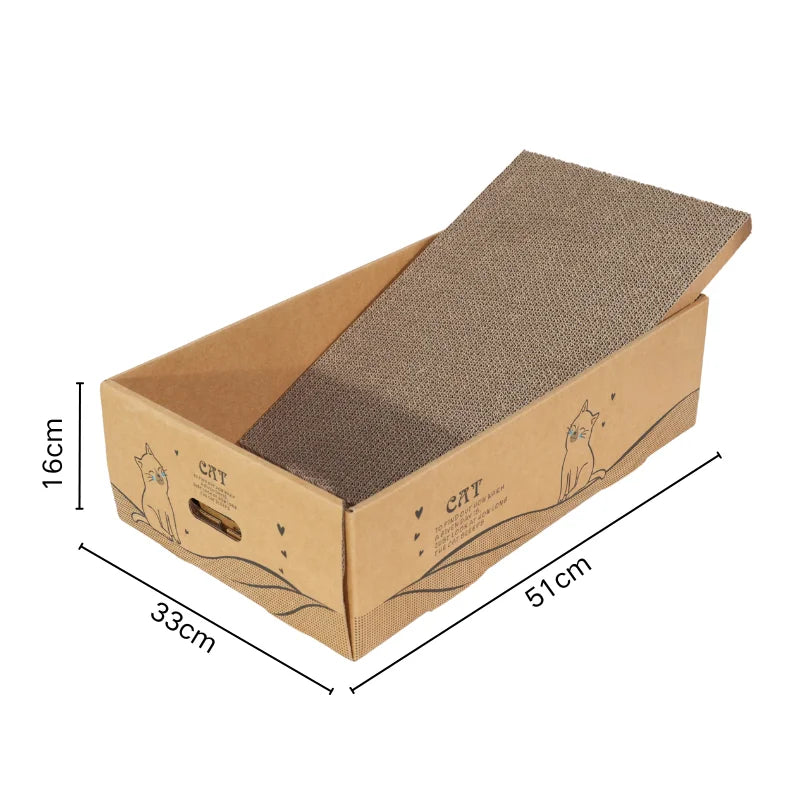 6-Pack Extra Large Reversible Cardboard Cat Scratching Posts, 13" Wide, Suitable for All Cat Sizes