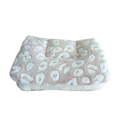 Thickened Fleece Dog and Cat Bed Mat - Washable Cushion Rug for Home Comfort