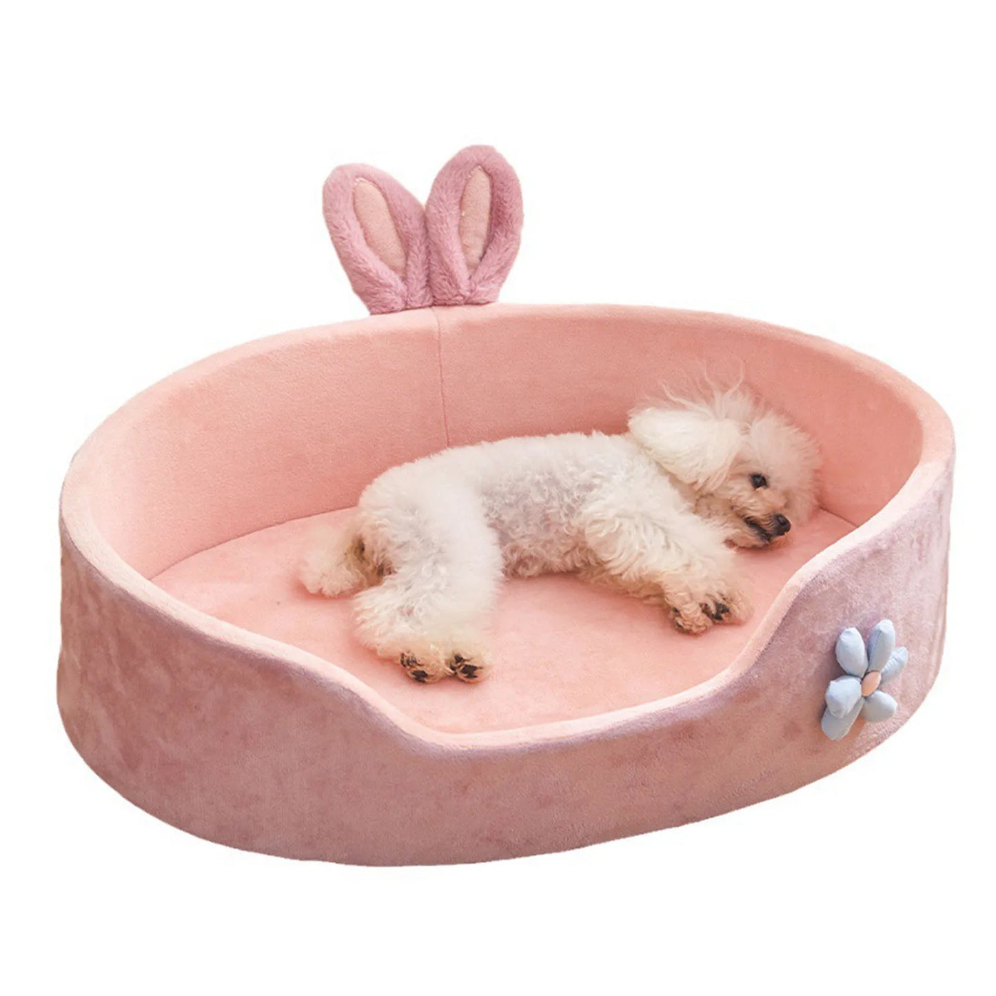Detachable and Washable Pet Bed - Soft, Comfortable Sleeping Solution for Dogs and Cats, Suitable for All Seasons