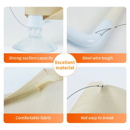 Cat Hammock Bed with Mat - Hanging Window Shelf Seat for Cats, Comfortable Pet Nest and Accessories