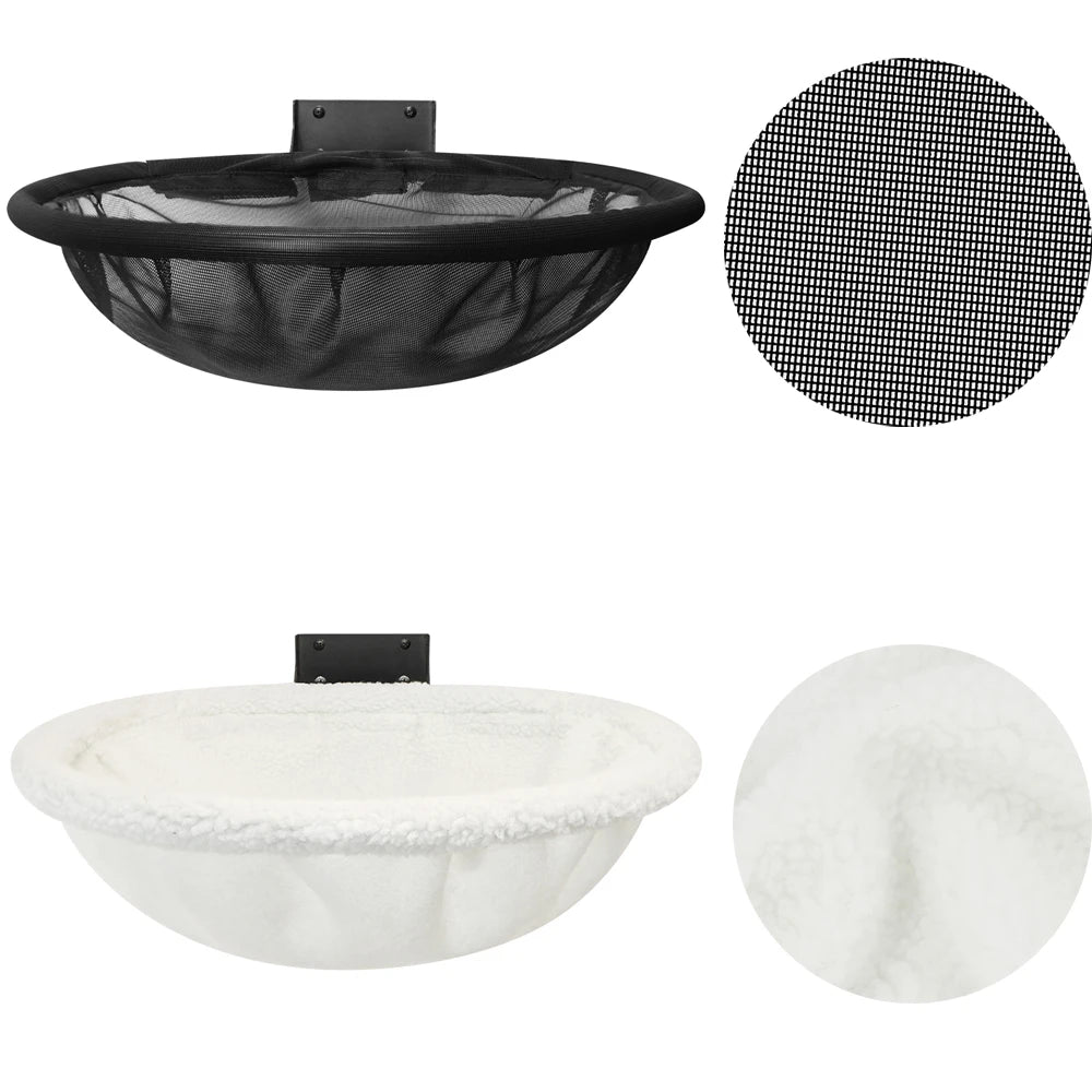 Wall-Mounted Foldable Cat Hammock - Durable and Breathable Bed for Sleeping, Playing, and Resting