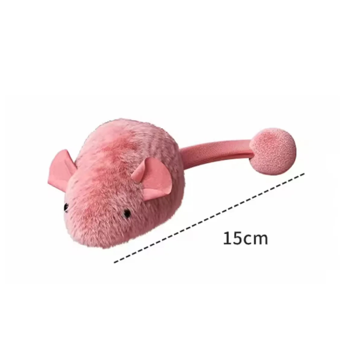 Interactive Plush Mouse Toys for Cats - Self-Playing Indoor Chew Toys for Kittens