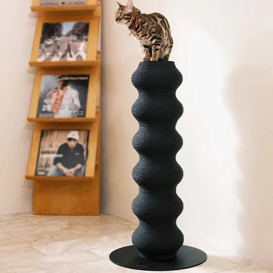 Premium Cat Scratching Post and Tree - Stylish Furniture for Cats with Removable Catnap Accessories