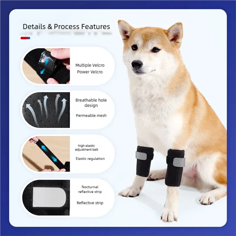 Dog Joint Injury Protection Leg Covers - Cushioning and Collision Prevention for Senior Dogs - Auxiliary Pet Protective Gear