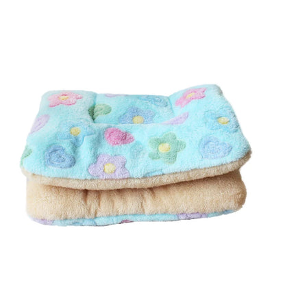 Thickened Fleece Dog and Cat Bed Mat - Washable Cushion Rug for Home Comfort