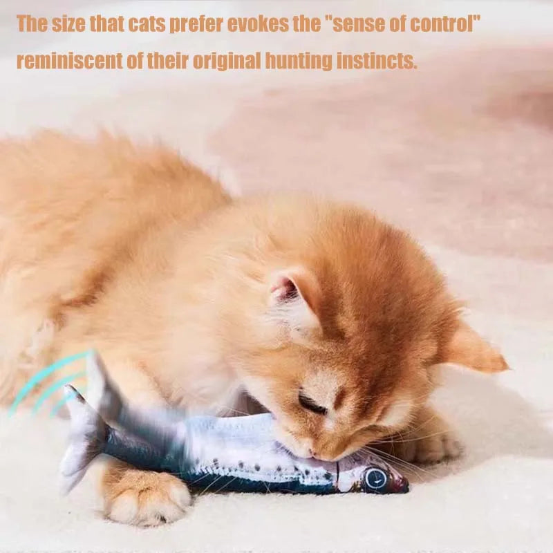 Smart Interactive Electric Cat Toys for Indoor Play - Engaging Automatic Fish Toy for All Breeds to Combat Boredom and Promote Exercise