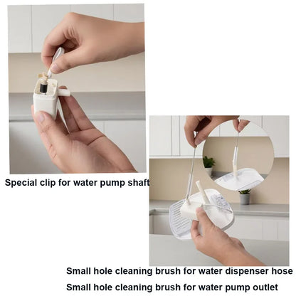 Cat Water Fountain Cleaning Brush Set for Pet Dispenser Pumps, Tubes, Bottles, and Nozzles