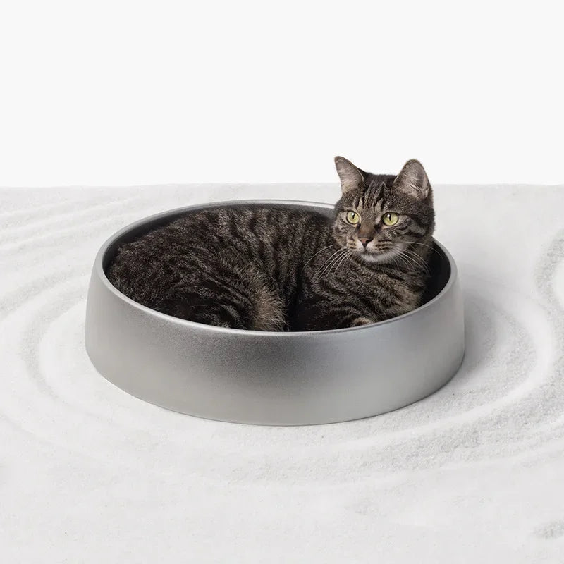 Aluminum Alloy Cat Bed with Waterproof Basket and Cooling Features - Pet Furniture and Accessories