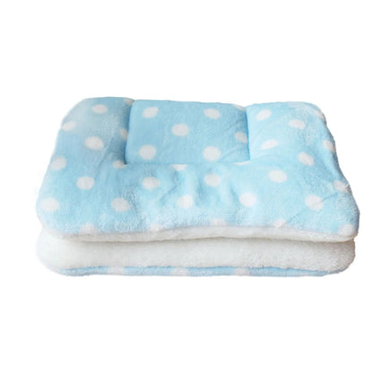 Thickened Fleece Dog and Cat Bed Mat - Washable Cushion Rug for Home Comfort