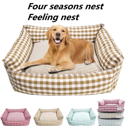 Indoor Pet Sofa Bed for Small to Medium Dogs and Cats - Comfortable Nesting Furniture and Accessories