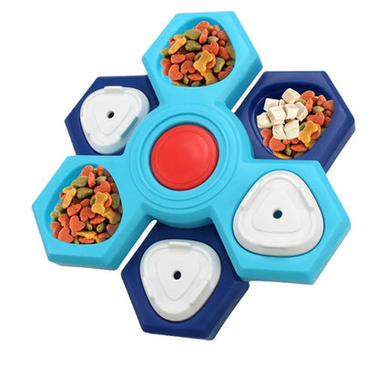 Interactive Dog Puzzle Toys for Training and Feeding - Slow Feed Tray for Pet Enrichment