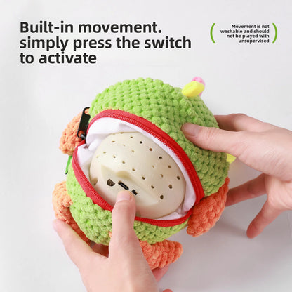 Electric Bouncing Dog Ball - Interactive Toy for Puppies, Dental Relief, and Sound Features