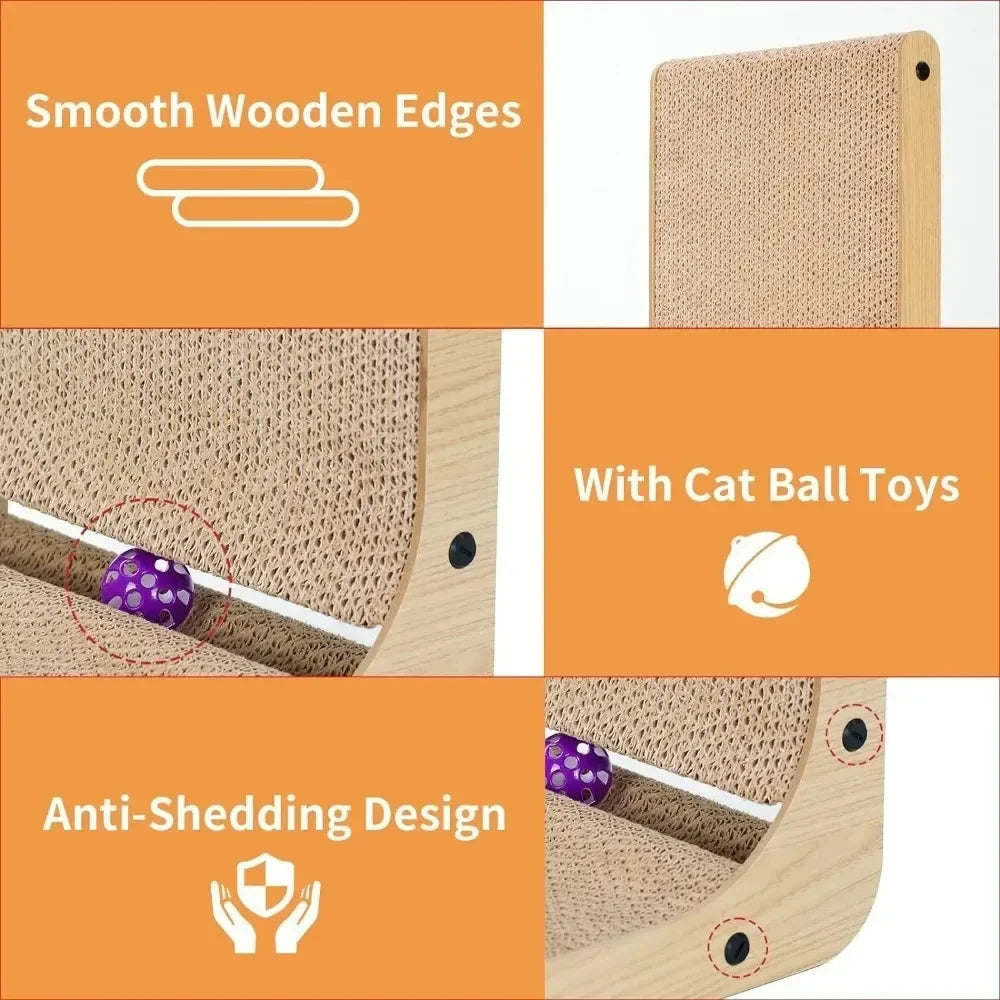 Vertical Cat Scratching Post - Durable and Scratch-Resistant Furniture Protector for Cats
