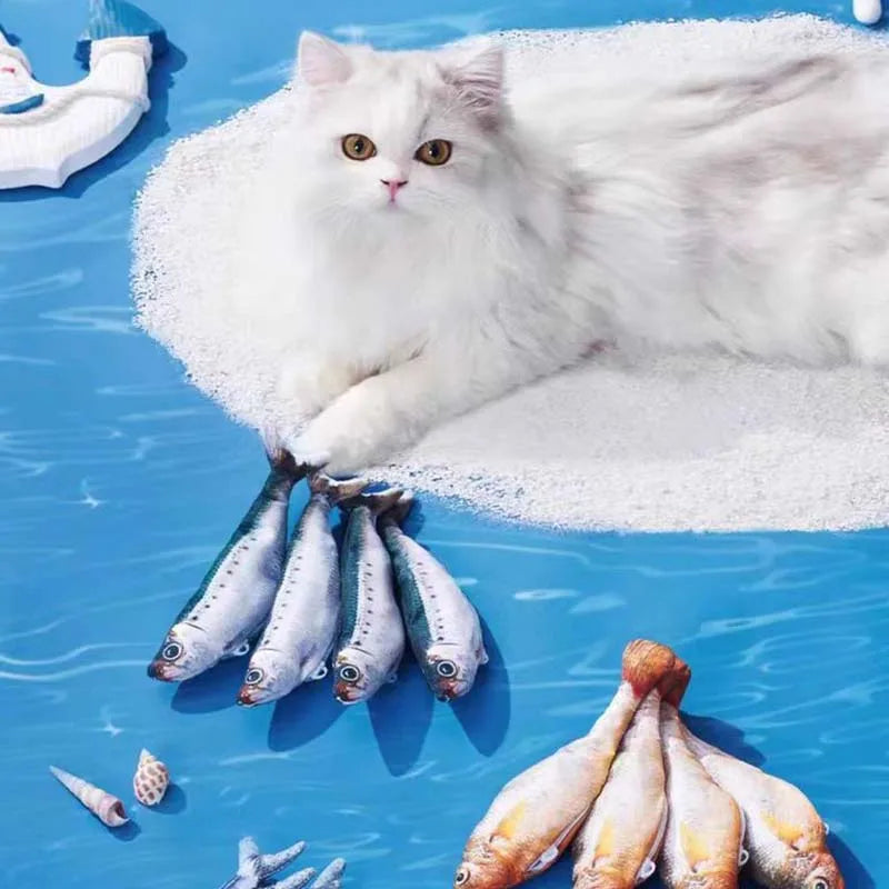 Smart Interactive Electric Cat Toys for Indoor Play - Engaging Automatic Fish Toy for All Breeds to Combat Boredom and Promote Exercise