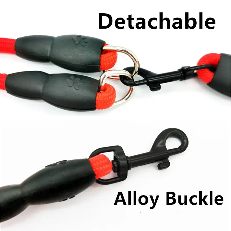 Dual Dog Leash System - Detachable Walking Chains for Two Dogs - Pet Accessories and Supplies