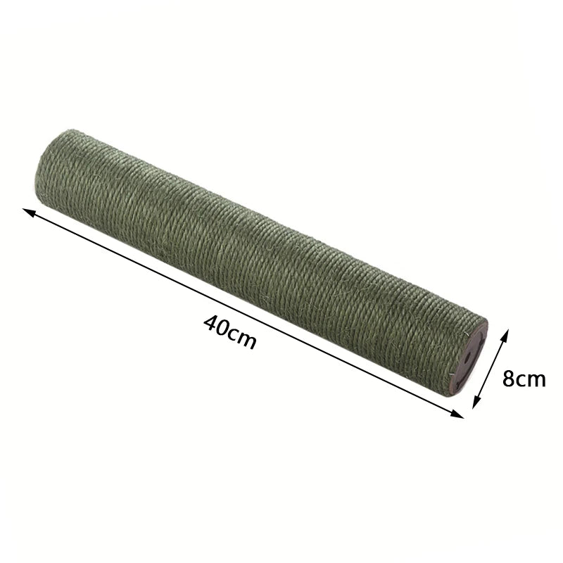 Replacement Extension Post for Cat Scratching Posts - Refillable Scratch Pole for Indoor Small Animals