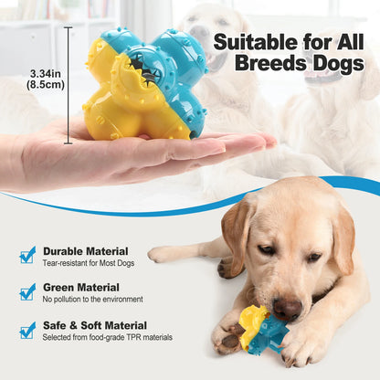 Interactive Rubber Dog Chewing and Grinding Toys for Teeth Cleaning and Training