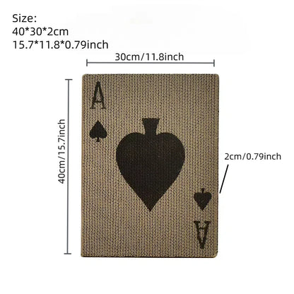 Premium Vertical Cat Scratching Post - Wall-Mounted Corrugated Cardboard Scratch Mat