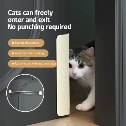 Cat Automotive Door Opener Set - Private Handle for Bedroom and Bathroom - Indoor Pet Training Accessories