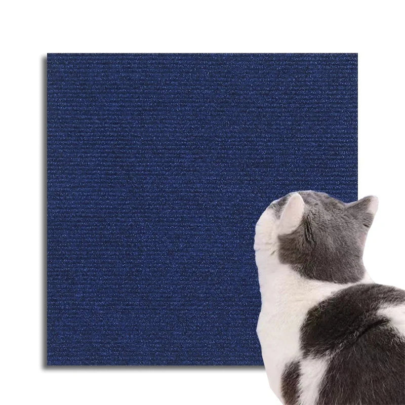 DIY Self-Adhesive Cat Scratching Mat - Trimmable Carpet for Furniture Protection