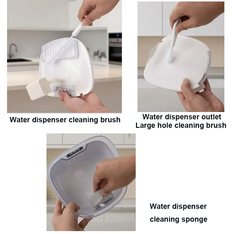 Cat Water Fountain Cleaning Brush Set for Pet Dispenser Pumps, Tubes, Bottles, and Nozzles