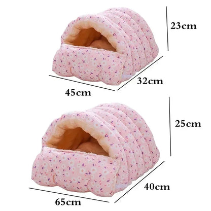 Premium Winter Cat Beds and Accessories for Pets - Cozy Cushions and Habitats for Kittens and Puppies
