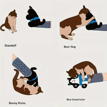 Interactive Cat Wrestling Puppet Toy - Durable Plush Hand Puppet with Sturdy Filling for Safe Play, Featuring Soft and Charming Design