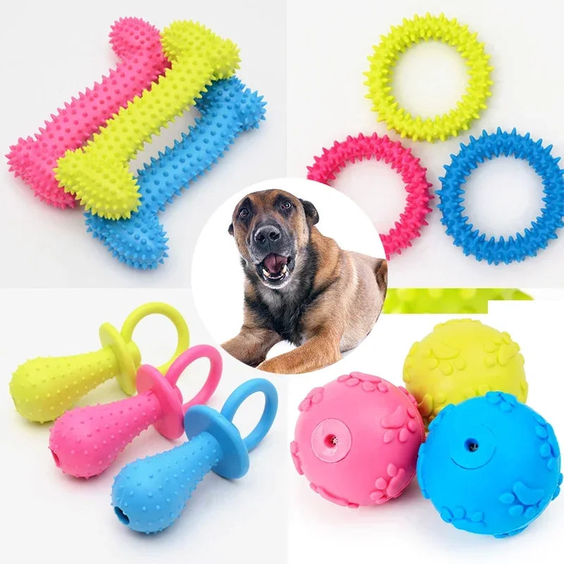 Durable Chew Toys for Small Dogs - Indestructible Dental Care Training Supplies