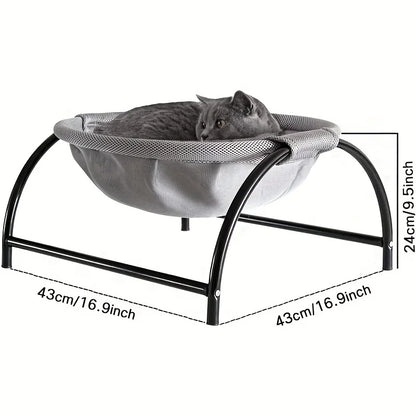 Premium Cat Hammock Bed - Breathable Cooling Cot for Comfortable Sleep