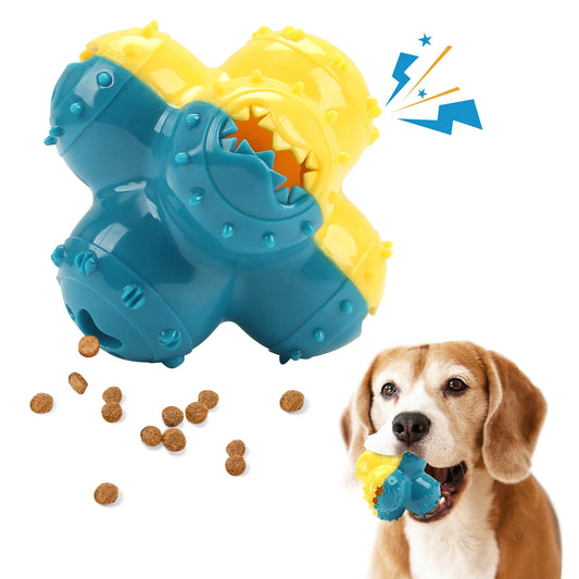 Interactive Rubber Dog Chewing and Grinding Toys for Teeth Cleaning and Training