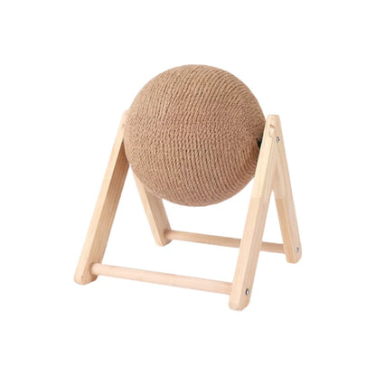 Interactive Cat Scratching Ball and Hiding House - Wear-Resistant Kitten Wheel for Paw Grinding - Pet Accessories