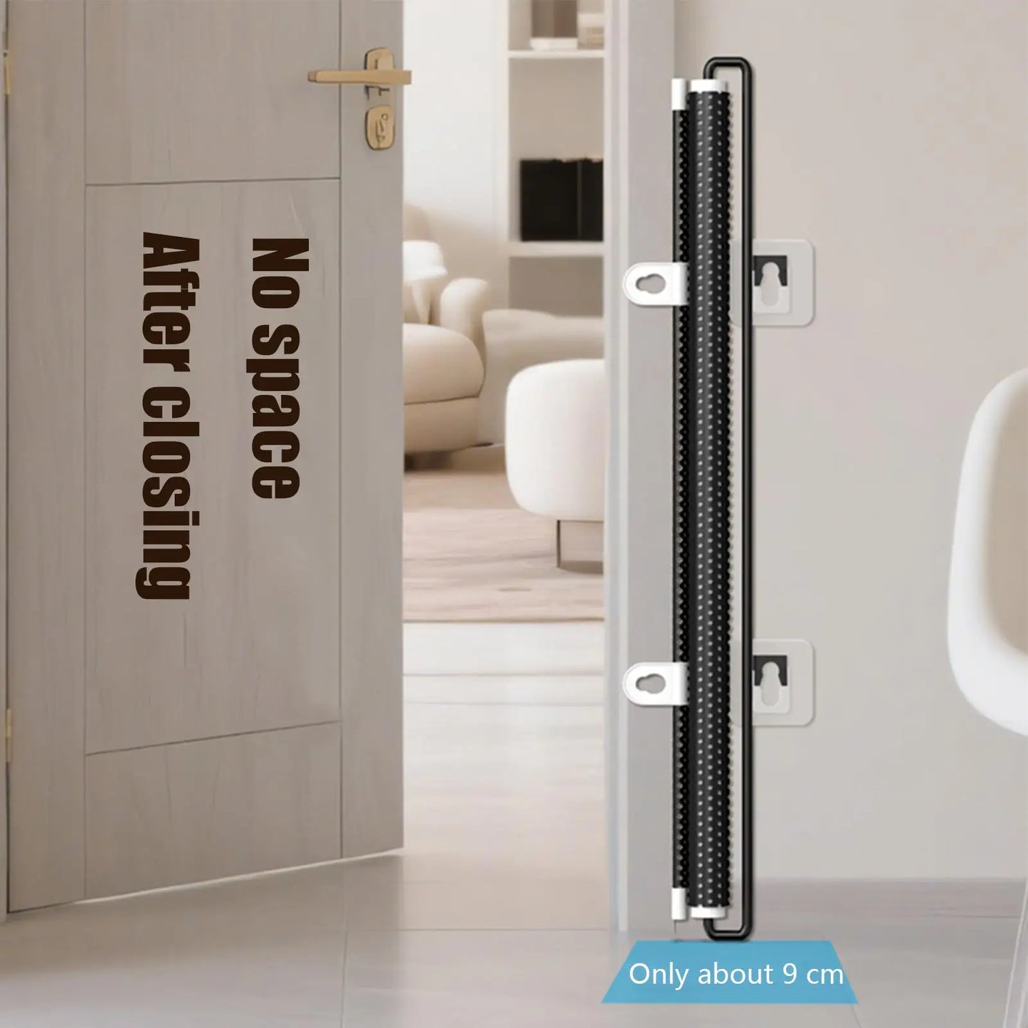 Retractable Pet Safety Barrier - Universal Folding Fence for Pets and Children, Ideal for Stairs