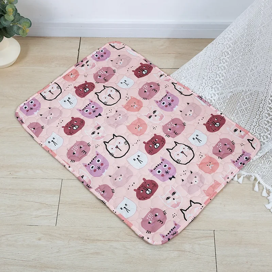 Washable Pet Urine Pad - Reusable Dog Training and Comfort Mat with All-Season Cover
