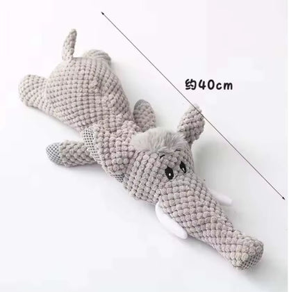 2025 Durable Plush Squeaky Toys for Large Dogs - Soft Fleece Chew Accessories for Dental Health