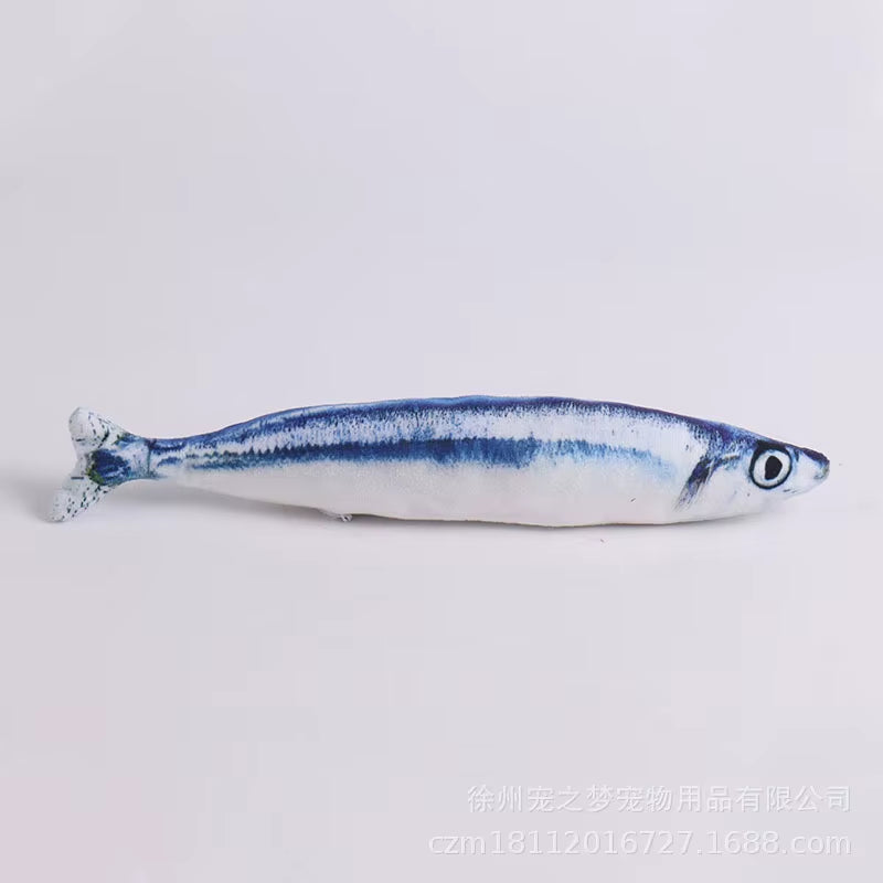 Interactive Plush Catnip Fish Toy - 3D Simulation Toy for Engaging Play and Gift Giving