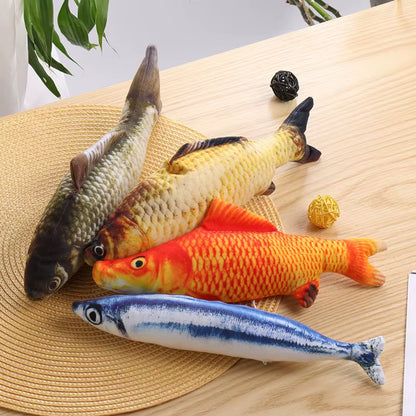 Interactive Plush Catnip Fish Toy - 3D Simulation Toy for Engaging Play and Gift Giving