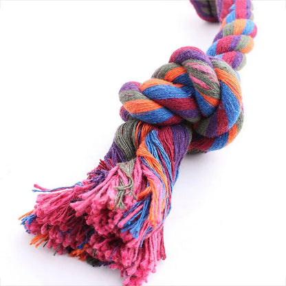 Durable Cotton Rope Dog Bite Toys for Dental Cleaning and Oral Health